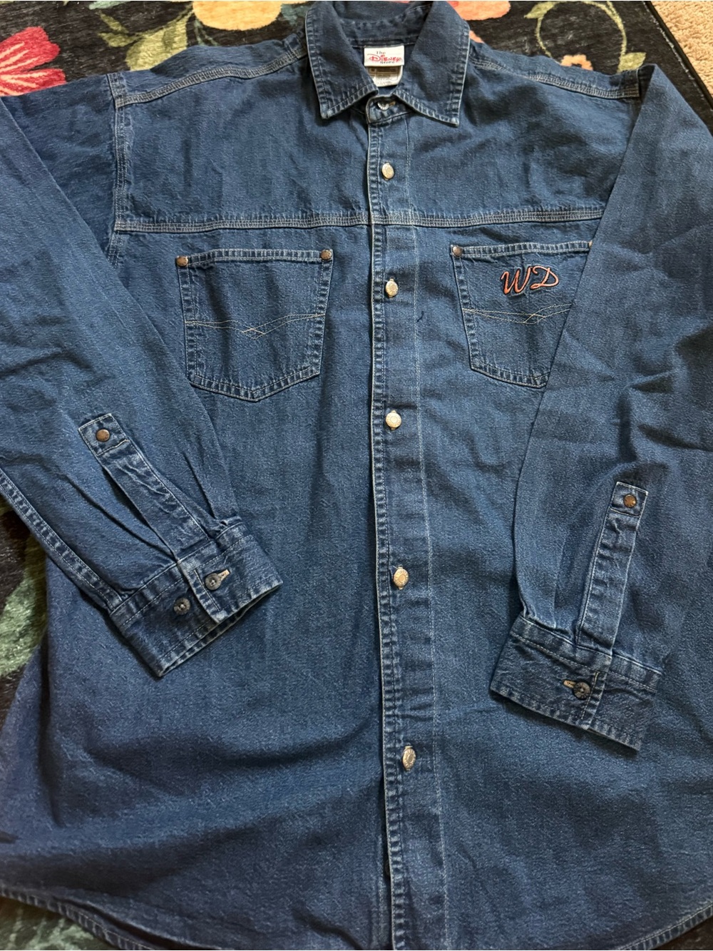 Vintage Walt Disney Studios Mickey Denim Shirt